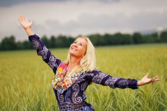 Yoga Draußen  Portrait